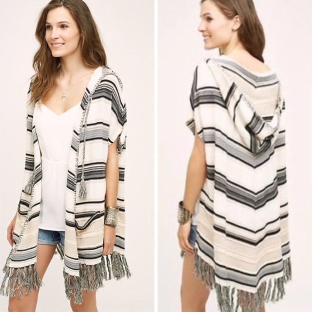 NWT Anthropologie Calexico Fringe Poncho